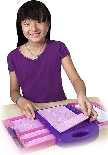 Miniatura 7 de Kit de actividad Melissa  Doug diseño de moda arte 9Platos doble cara sobar 4lápices crayón