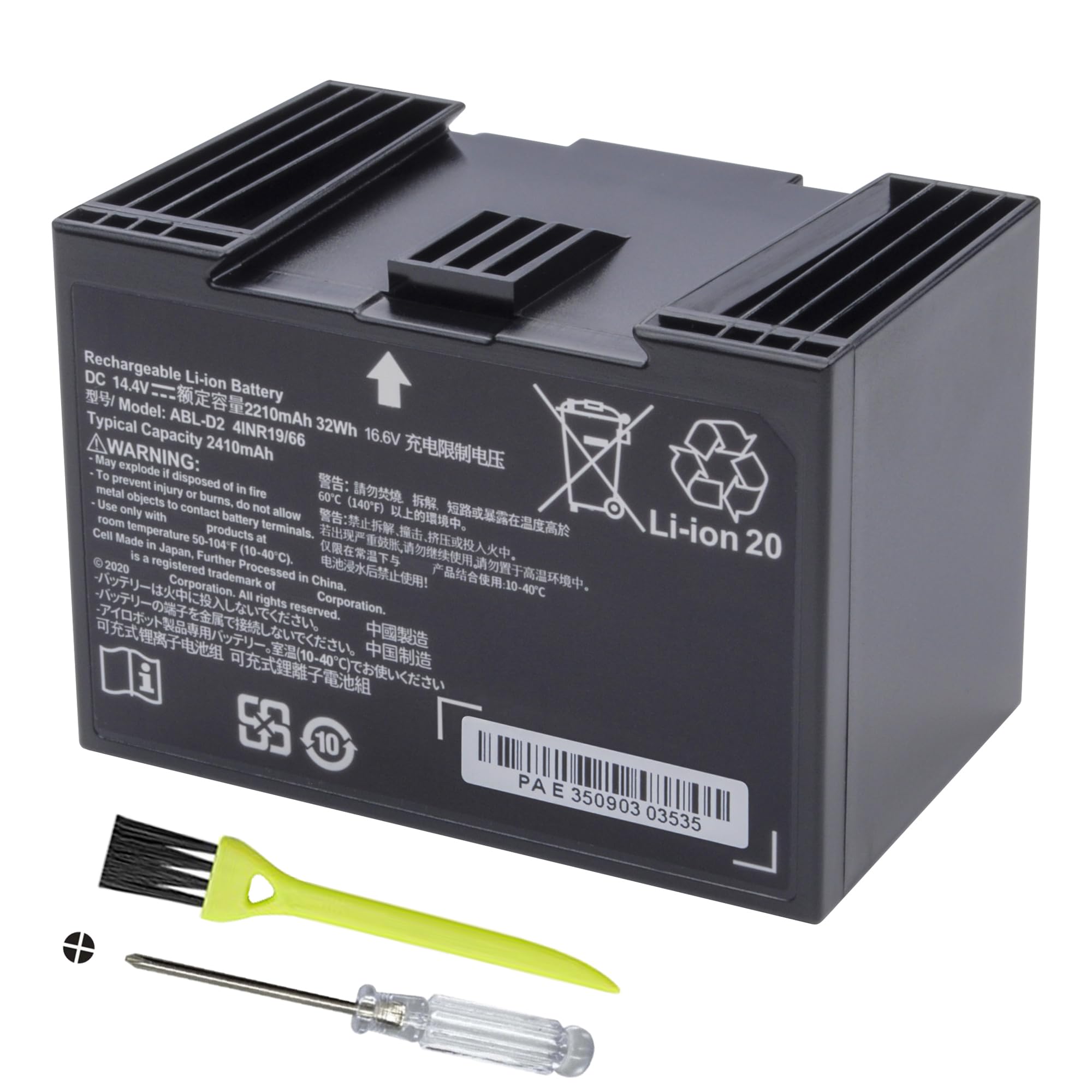 Amazon.com: ABL-D2 Replacement Lithium Ion Battery for iRobot
