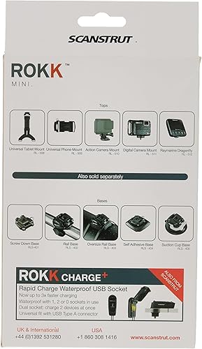 Miniatura 3 de Scanstrut RLS-509-405 ROKK Mini para teléfono con base de ventosa