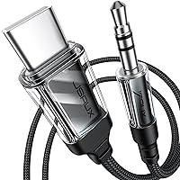 Vista 17 de JSAUX - Cable USB C a conector de audio auxiliar de 3,5 mm para iPhone 17 Pro Max/Air [1 m], cable tipo C a auriculares de 3,5 mm para coche estéreo