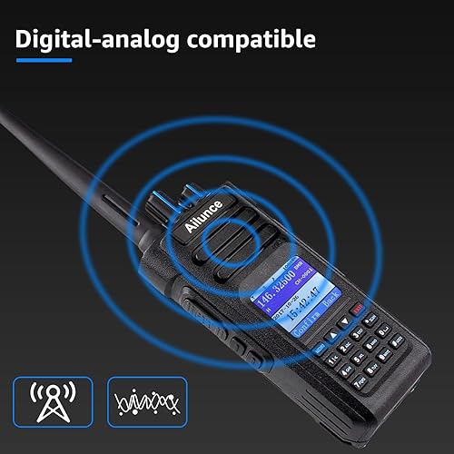 Miniatura 8 de Radio HD1 DMR de doble banda, radio digital analógica impermeable IP67, 3000 canales 200000 contactos, compatible con radios de mano de largo
