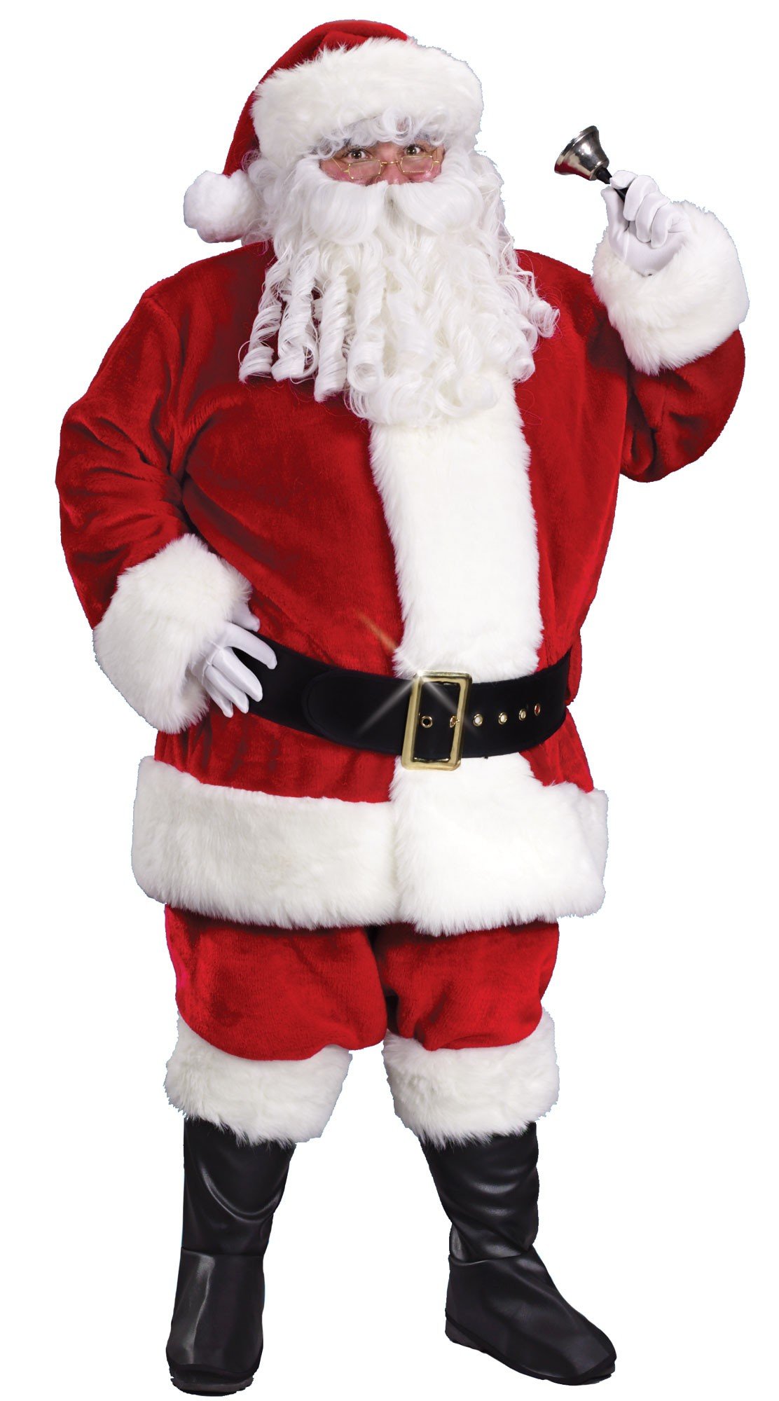 Fun World Costumes Mens Plus-Size Xxl Regency Plush Santa Suit