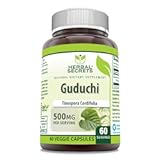 Guduchi (Tinospora Cordifolia) Supplement | 500 Mg | Veggie Capsules | Non-GMO | Gluten-Free | Made in USA (1 Pack | 60 Count)