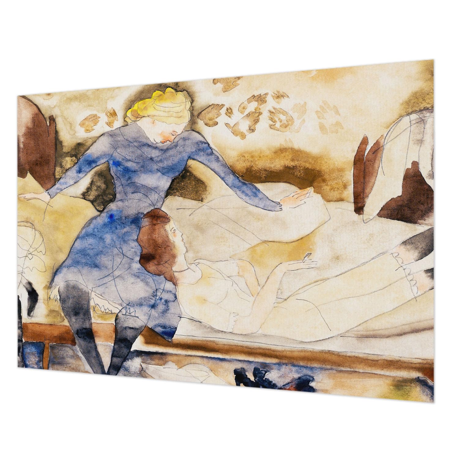 Revêtement mural intissé haute qualité Tulup Paix féminine 208x146