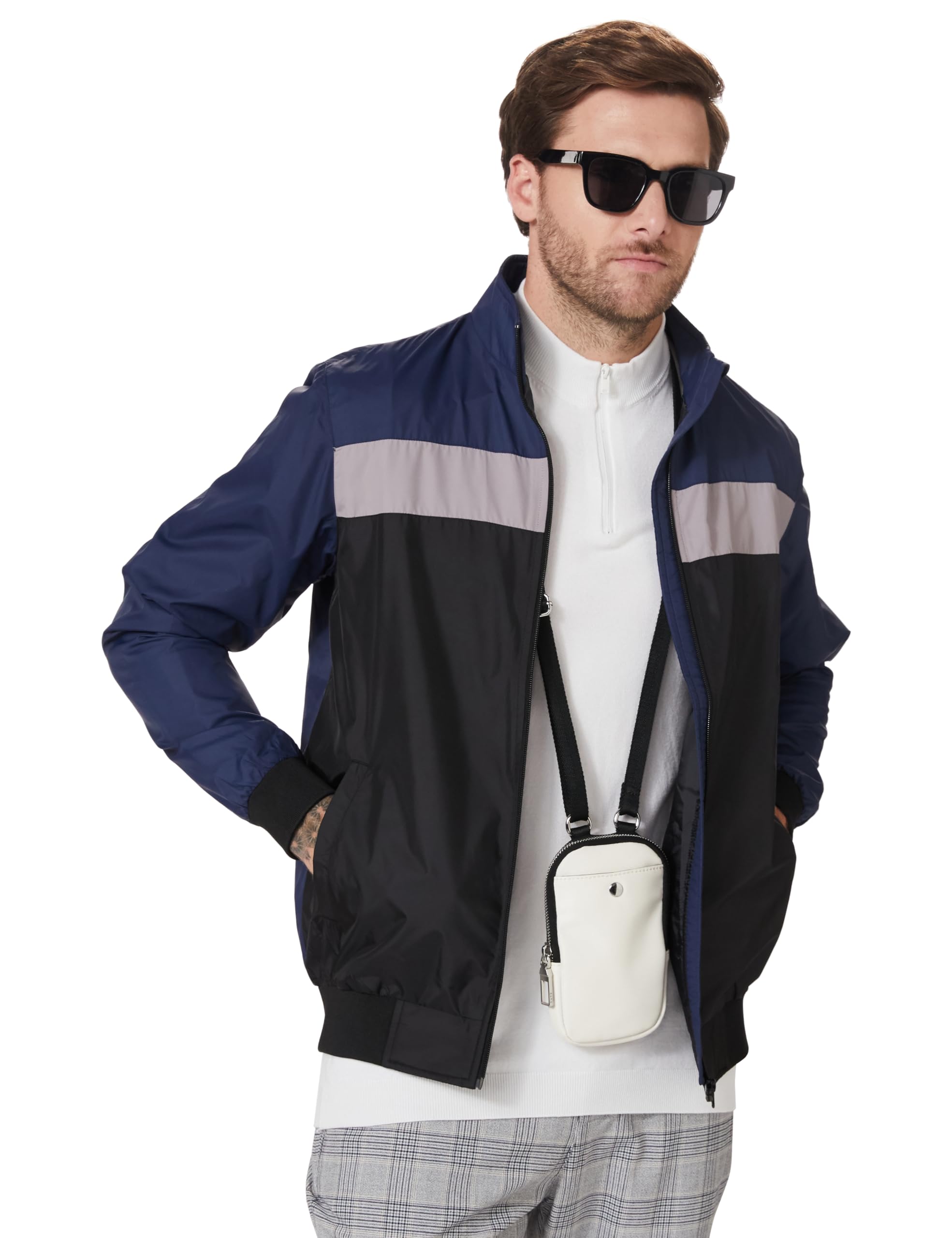 men's 100% polyester regular jacket