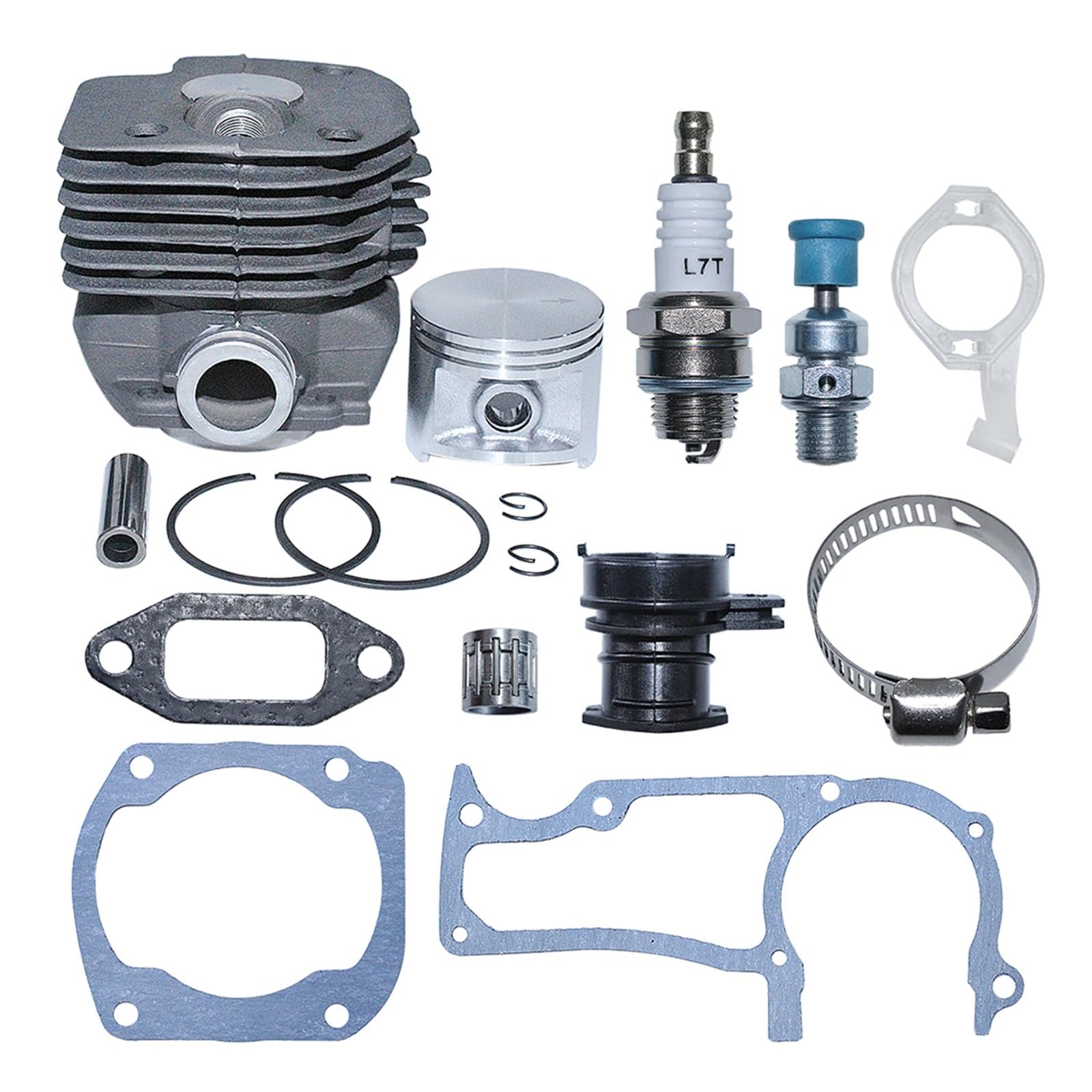 Zestaw Końcówki Cylindra O Dużej Średnicy 52 Mm, Piły Łańcuchowej Pasujący Do 362 365 371 371XP 372 372XP Głowice cylindrów Zestaw Tłoka Cylindra