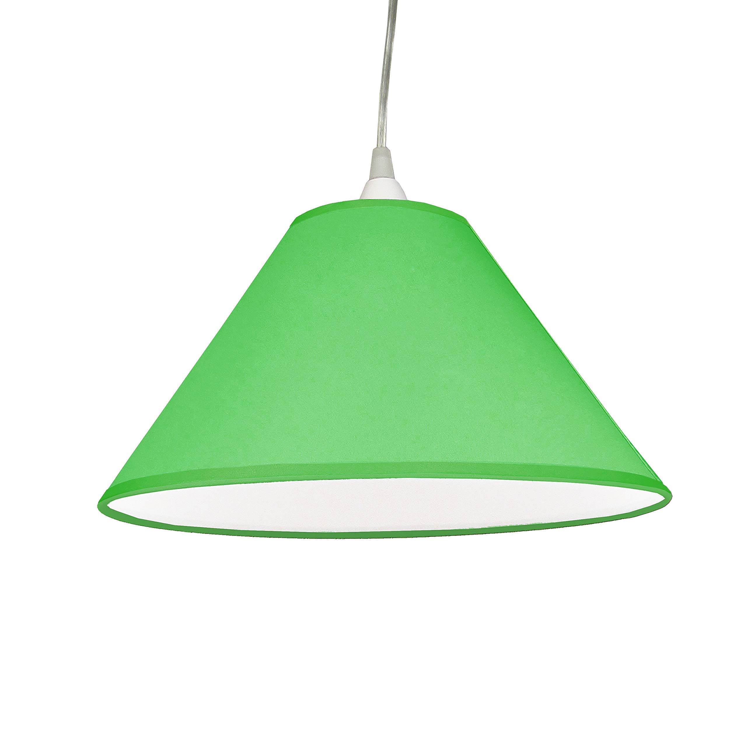 10 Inch Linen Tapered Edge Coolie (Green) — image 1