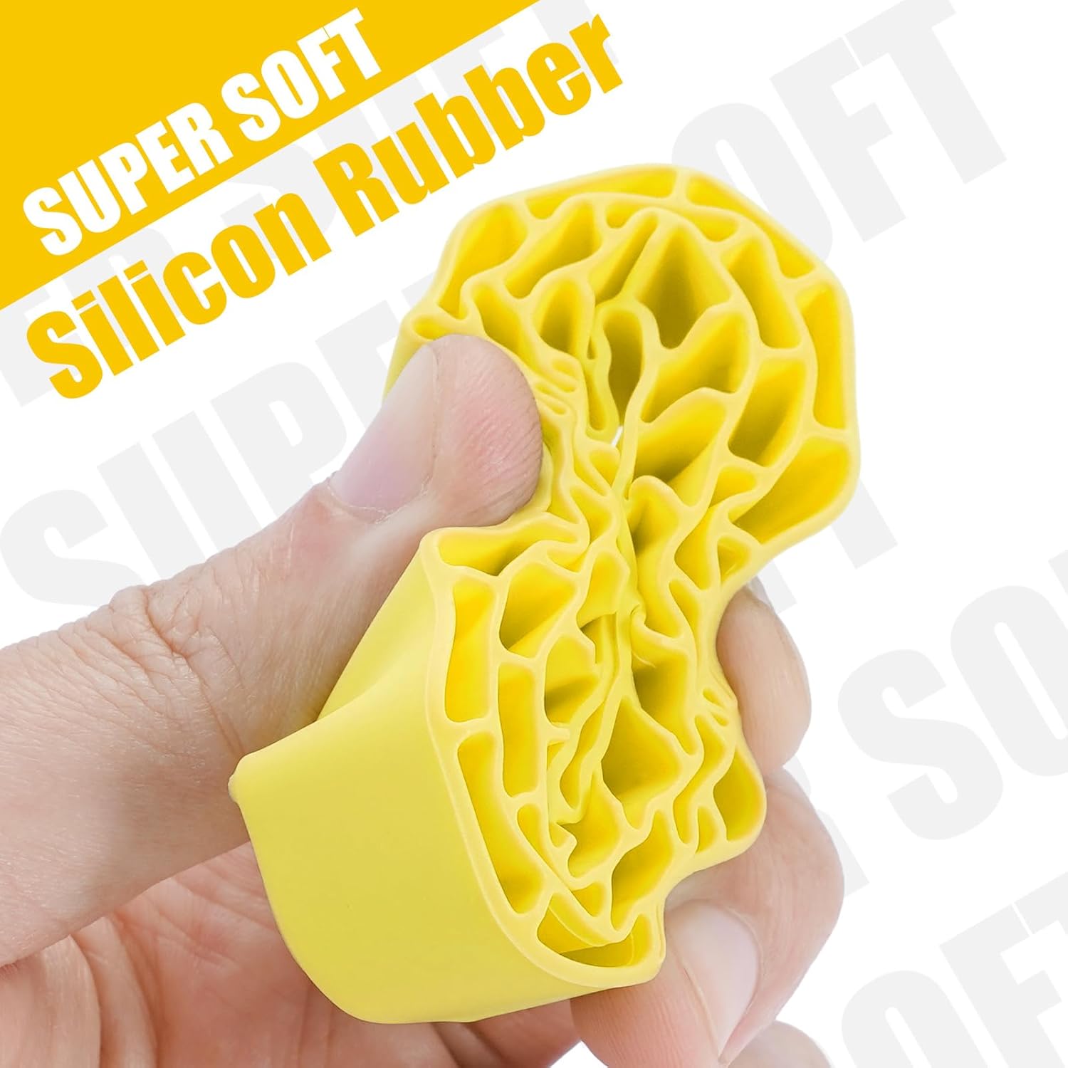 INJORA 1.0 Silicone Rubber Inserts and S5 Rock Terrain Crawler Tires and Brass Beadlock Wheel Rim for 1/18 1/24 RC Upgrade