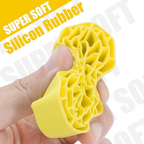 Vista 12 de INJORA Neumáticos 1.0 – S5 Rock Terrain Crawler Neumáticos para TRX4M SCX24 AX24 FCX24 Piezas de actualización, 2.520 x 0.945 in, T1011