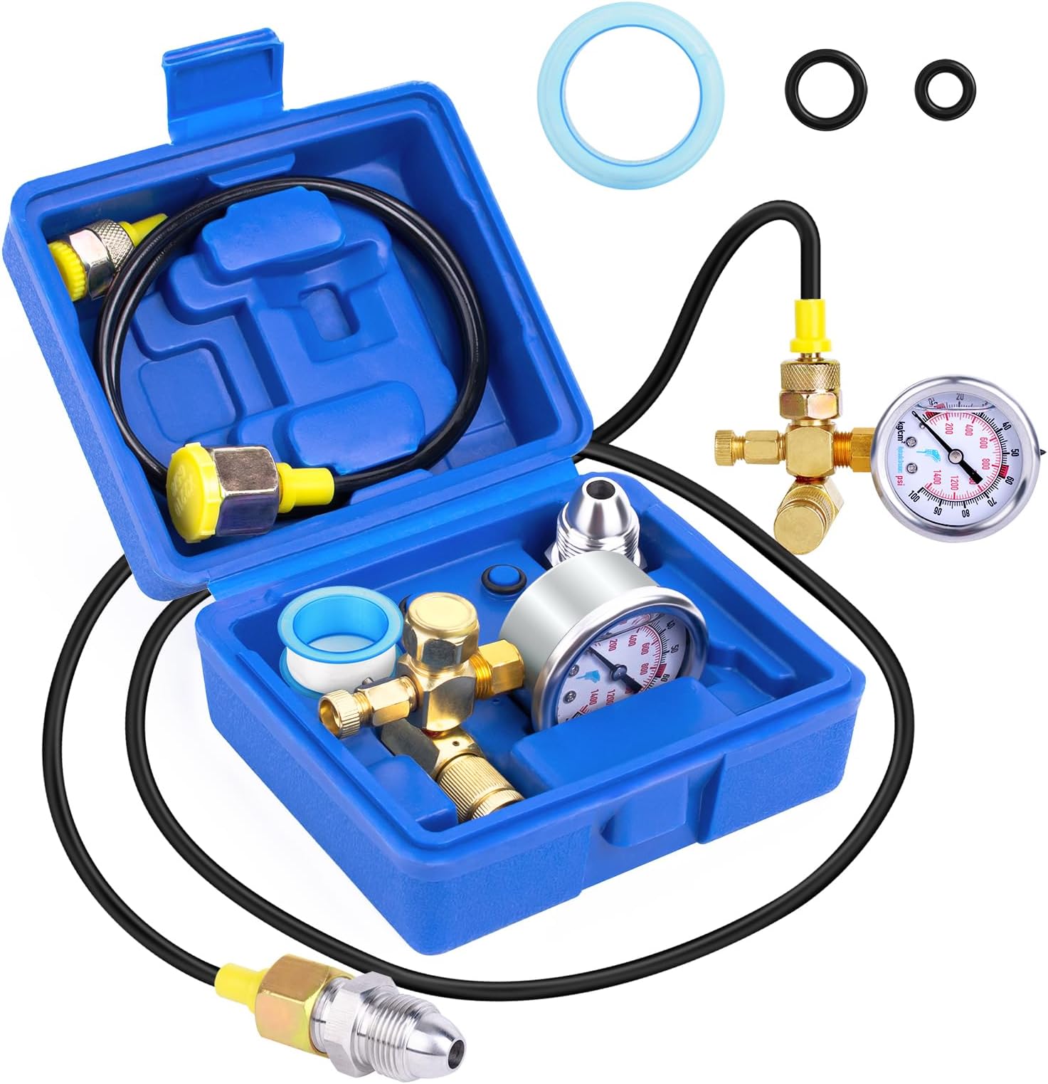Hydraulic Breaker Hammer Nitrogen Gas Charging kit, Nitrogen Gas Pressure Test Tools with CGA580 Adapter