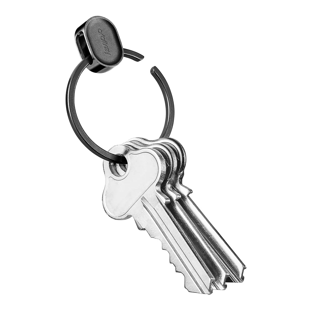 小物 GROUMETTE KEY RING Orbitkey Ring v2- Black, Black, One Size : Amazon.ca: Automotive