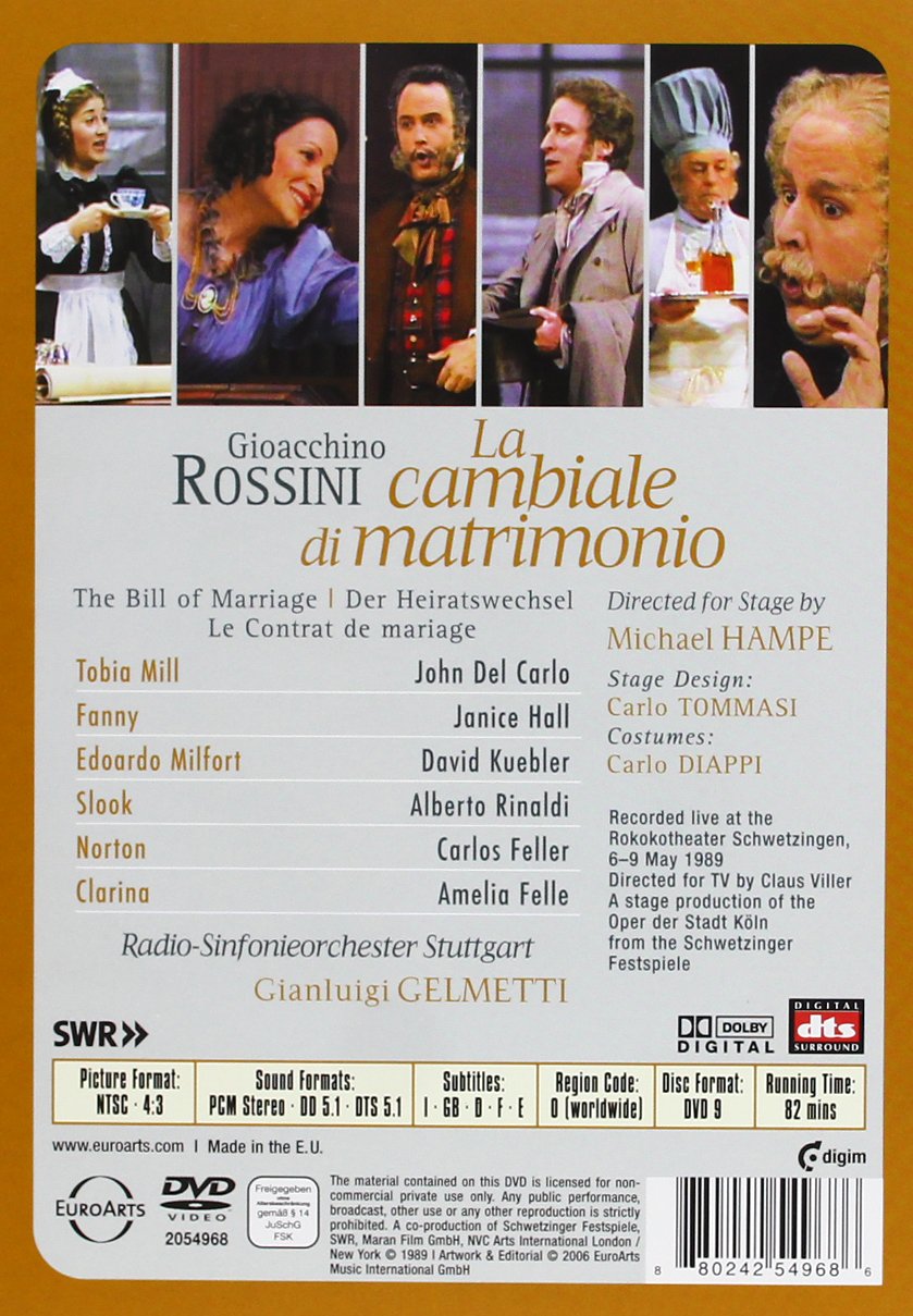 Rossini: La cambiale di matrimonio