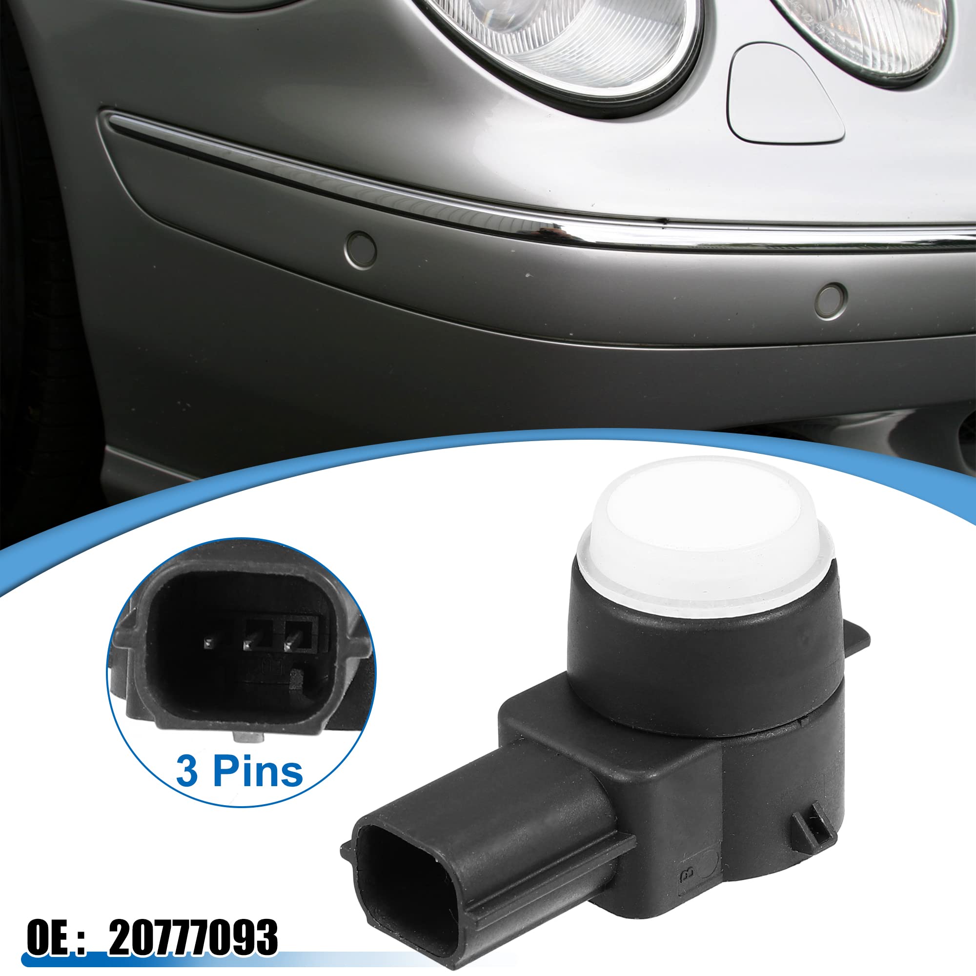 X AUTOHAUX Car Bumper PDC Reverse Parking Assist Sensor 20777093 for Chevrolet Suburban 2500 2010-2013 for Buick for Cadillac for GMC