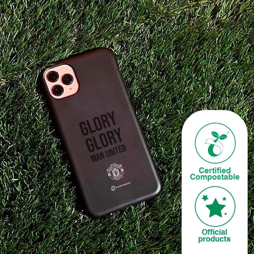Coque pour téléphone Compatible avec iPhone 12 Officiel Manchester United FC