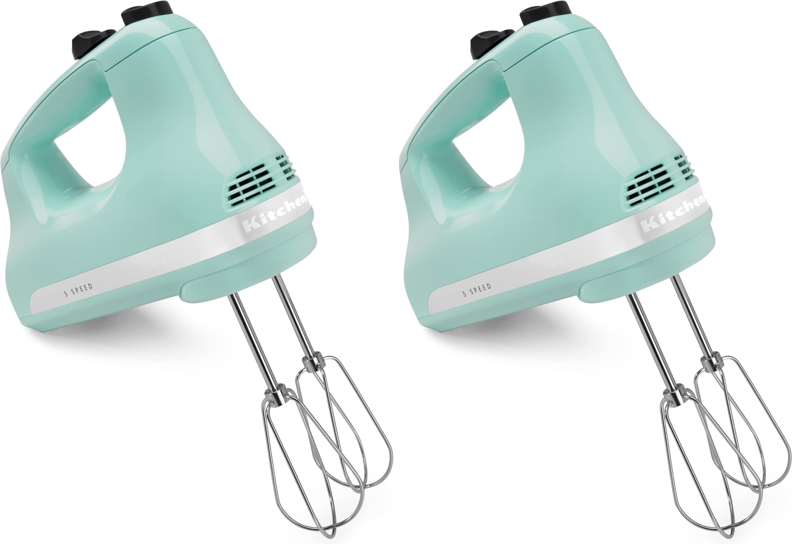 KitchenAid 5 Ultra Power Speed Hand Mixer - KHM512,Ice Blue,(Pack of 2)