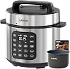 Patrocinado Patrocinado Estás viendo este anuncio basado en la relevancia del producto para tu consulta de búsqueda. Dejar comentarios sobre el anuncio Olla a presión eléctrica 6Qt 9 en 1, comidas rápidas, ahorro de tiempo, olla antiadherente saludable, arroz/cocción lenta/vapor/saltear/calentar, retardo de 24H - solución de cocina eficiente para el hogar, preparación de comidas, regalo para cocineros, plateada 1