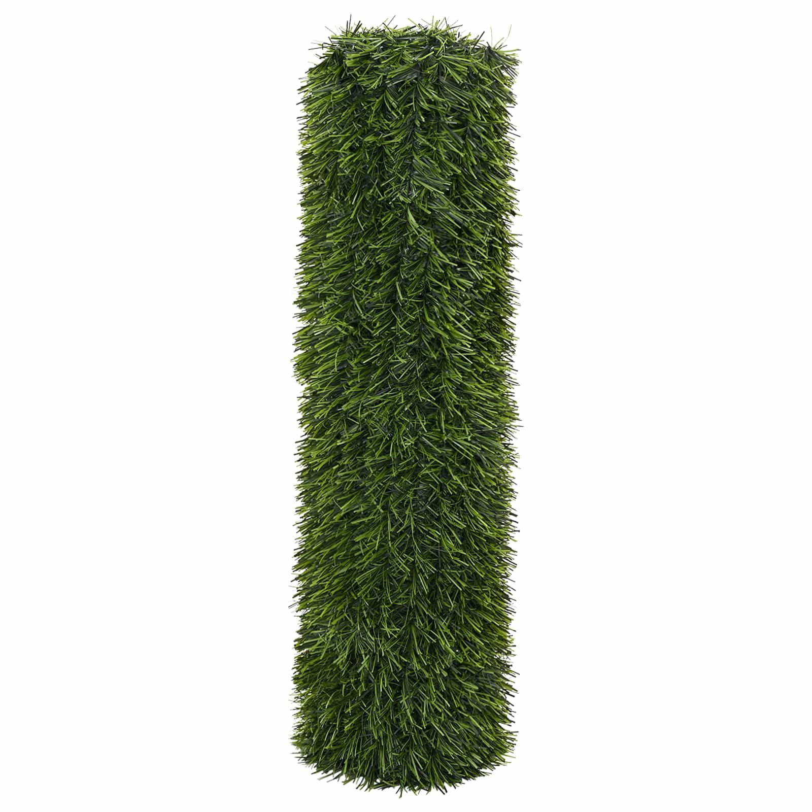 vidaXL Recinzione Artificiale Verde chiaro 1 x 10 m PVC e Acciaio, Recinzione in erba artificiale, schermo per patii, pannelli rettangolari, proteggi il tuo giardino all'aperto