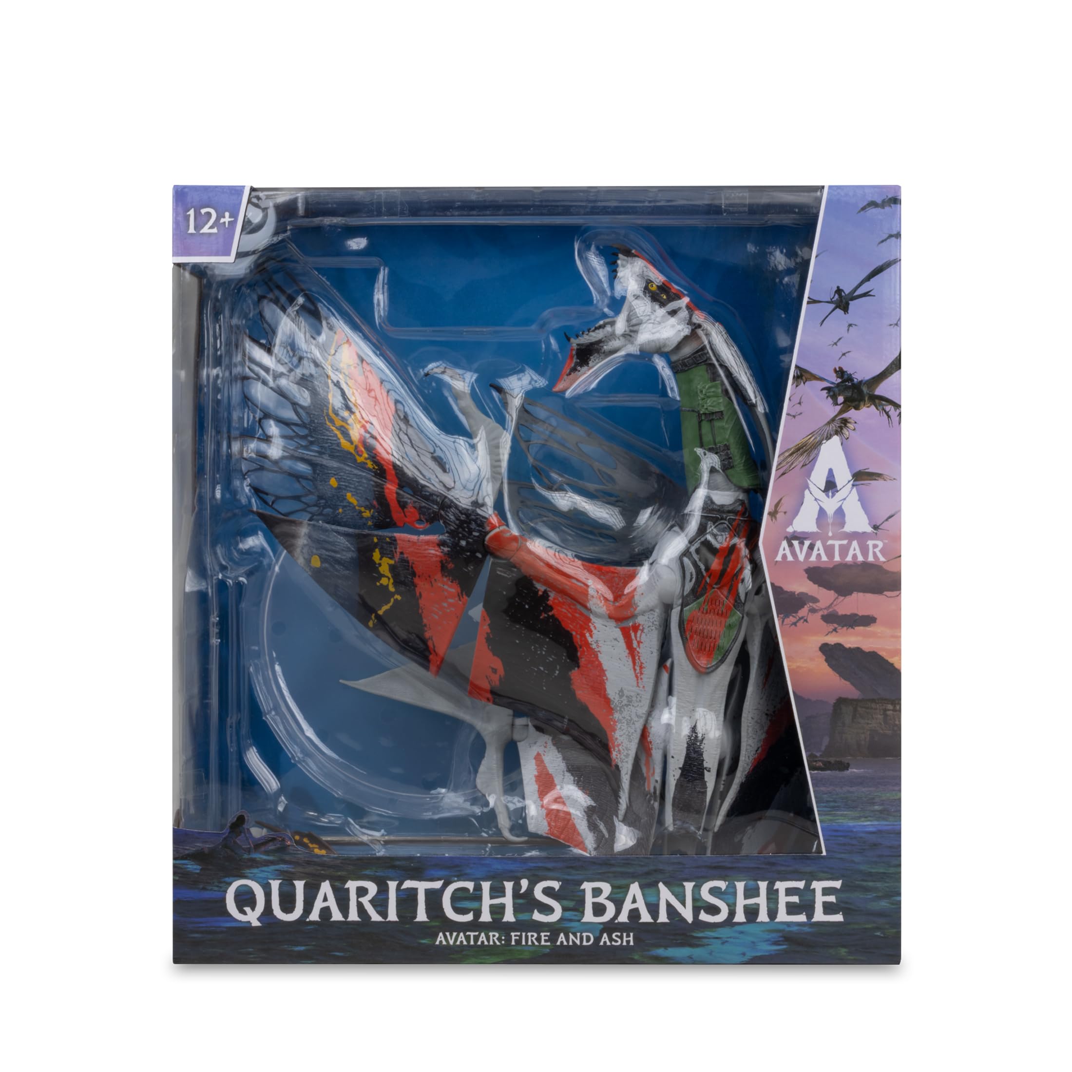 Avatar: Fire and Ash Action Figure Quaritch's new Banshee