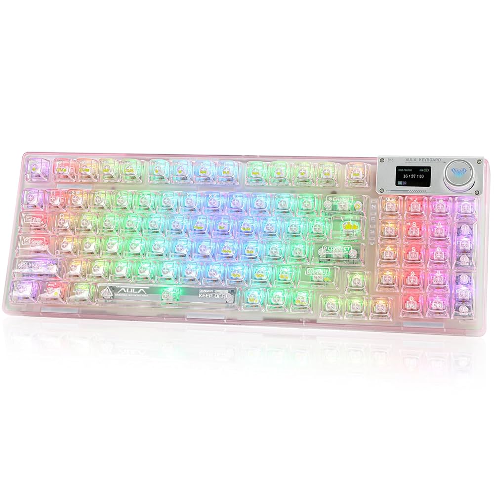 ♡ hyks04♡ Amazon.com: Odpaltoy F98pro 95Key Hot-Swappable Mechanical