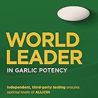Vista 6 de Suplemento de Extracto de Ajo Garlique, Fórmula Saludable para el Colesterol, Sin Olor y Vegano, 60 Cápsulas