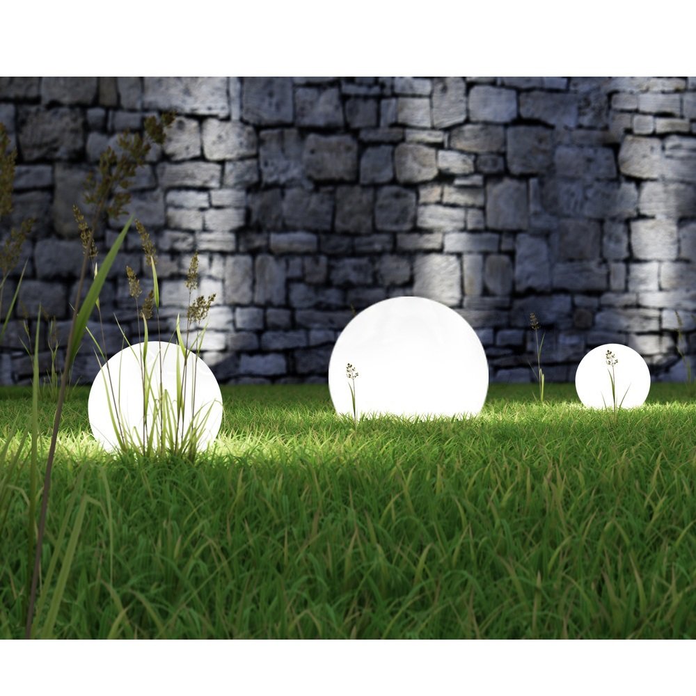 Green Blue Jardín Solar LED Lámpara de pie LED (blanco, 1 unidad - 25cm)