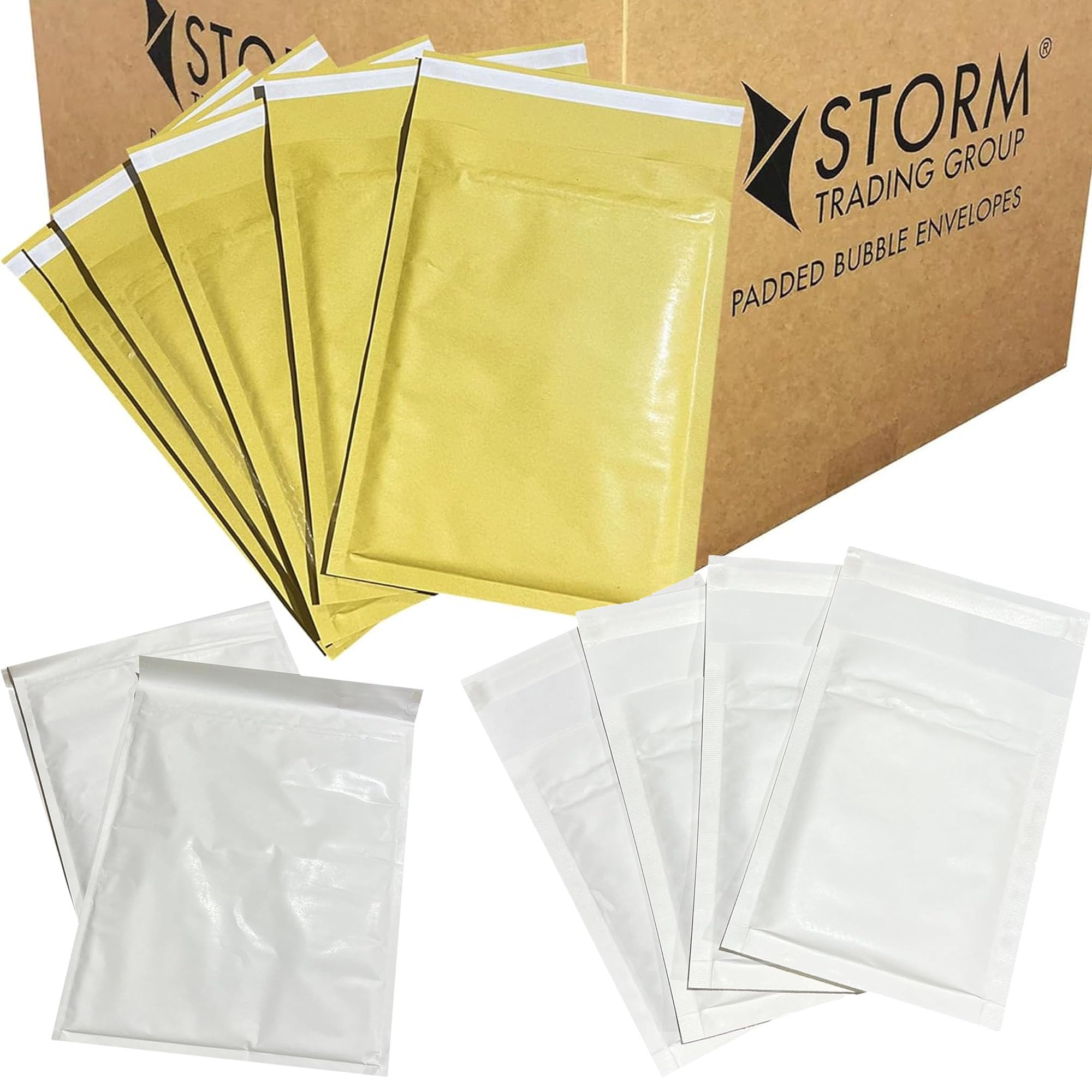 50 Gold Padded Bubble Envelopes Books 260x345mm STG 8 (H - View #5