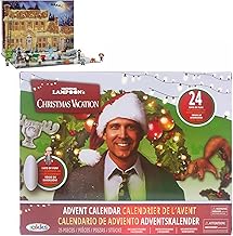 AYNKH national lampoon 2024 Noël calendrier de l'Avent, 24 jours calendrier de compte à rebours de Noël avec des personnages et des accessoires de personnage contenant 24 cadeaux