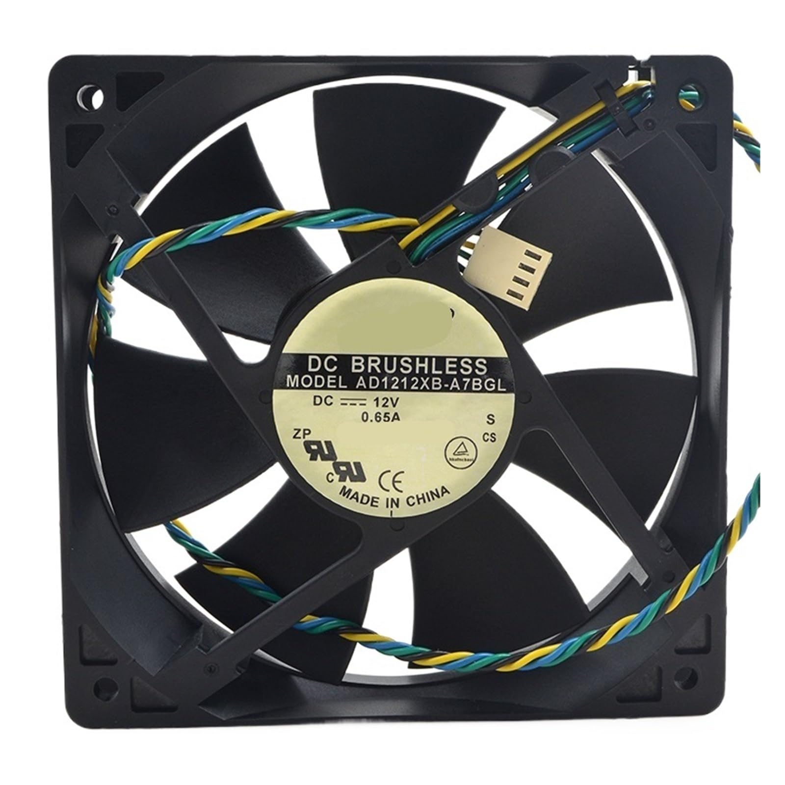 ANERTQUIH AD1212XB-A7BGL 12V 0.65A 12CM 120mm 12025 4-Wire Cooling Fan