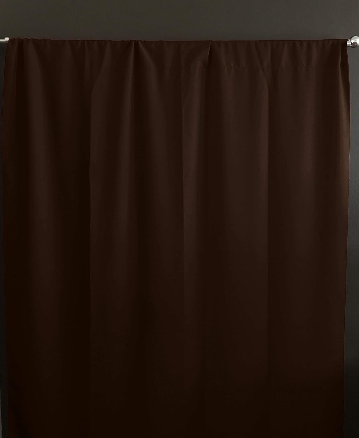 Zen Creative Designs Solid Poplin Curtain Backdrop Panel 58" Wide/Home Window Decor/Photo Studio Backdrop Panel 58" Wide (Red, 108" Tall)