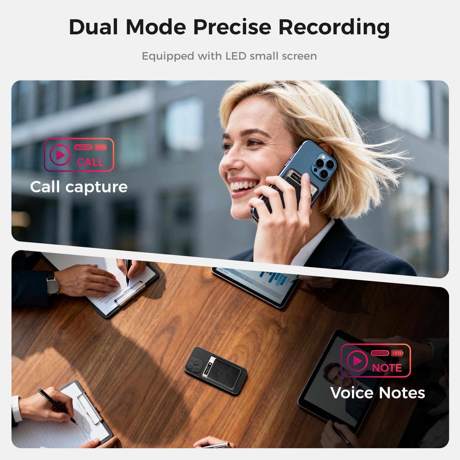 AI Digital Voice Recorder, 64 GB Recording Device with ChatGPT 4o for Transcribing and Summarizing for 120 Languages,Summarizing with AI, Digital Audio Recorder Voice Recorder