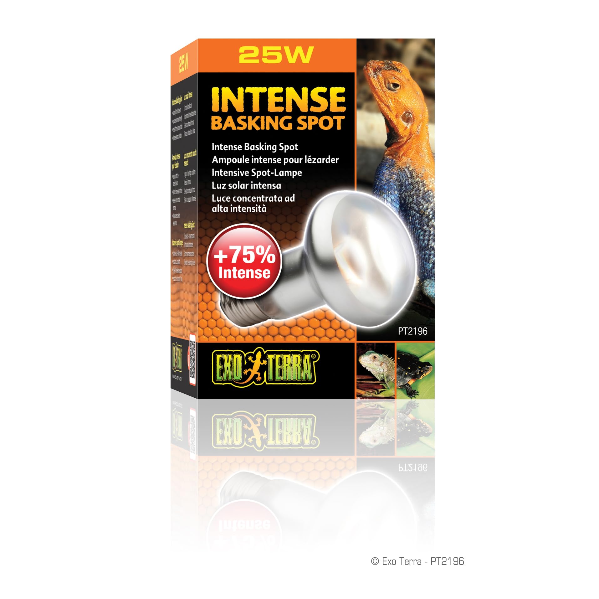 Exo Terra Intense Basking Spot, Wärmespotlampe, R20, 25W, Fassung E27, 1 Stück (1er Pack) – Ansicht 2