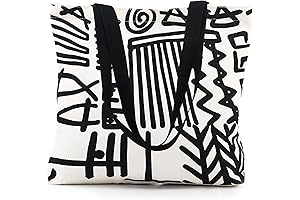 Canvas Bag with Zipper: Roomy and Stylish