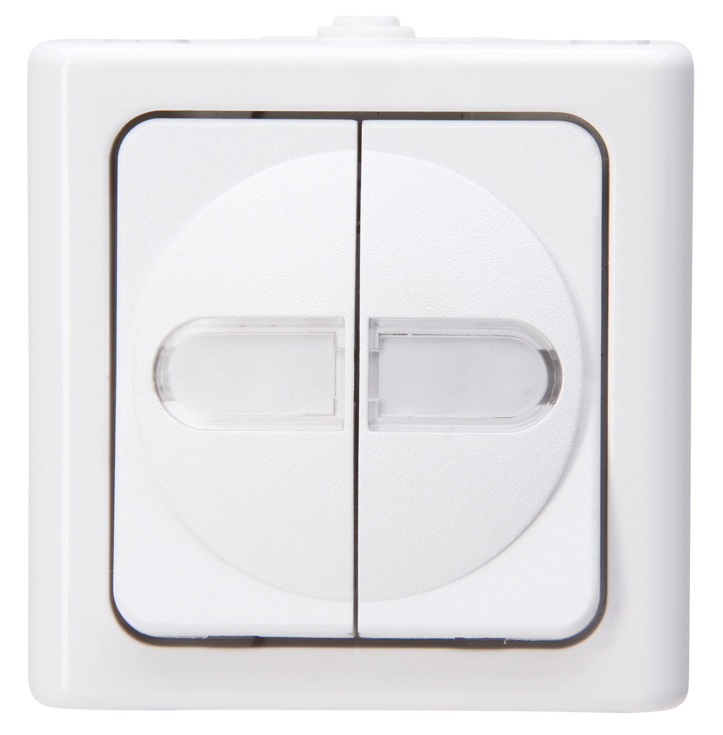 Kopp 560502004 BLUE ELECTRIC - Serienschalter, Farbe: arktisweiß, 5er Pack,