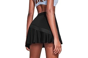Plus Size Tennis Skirts for Women with Internal Shorts