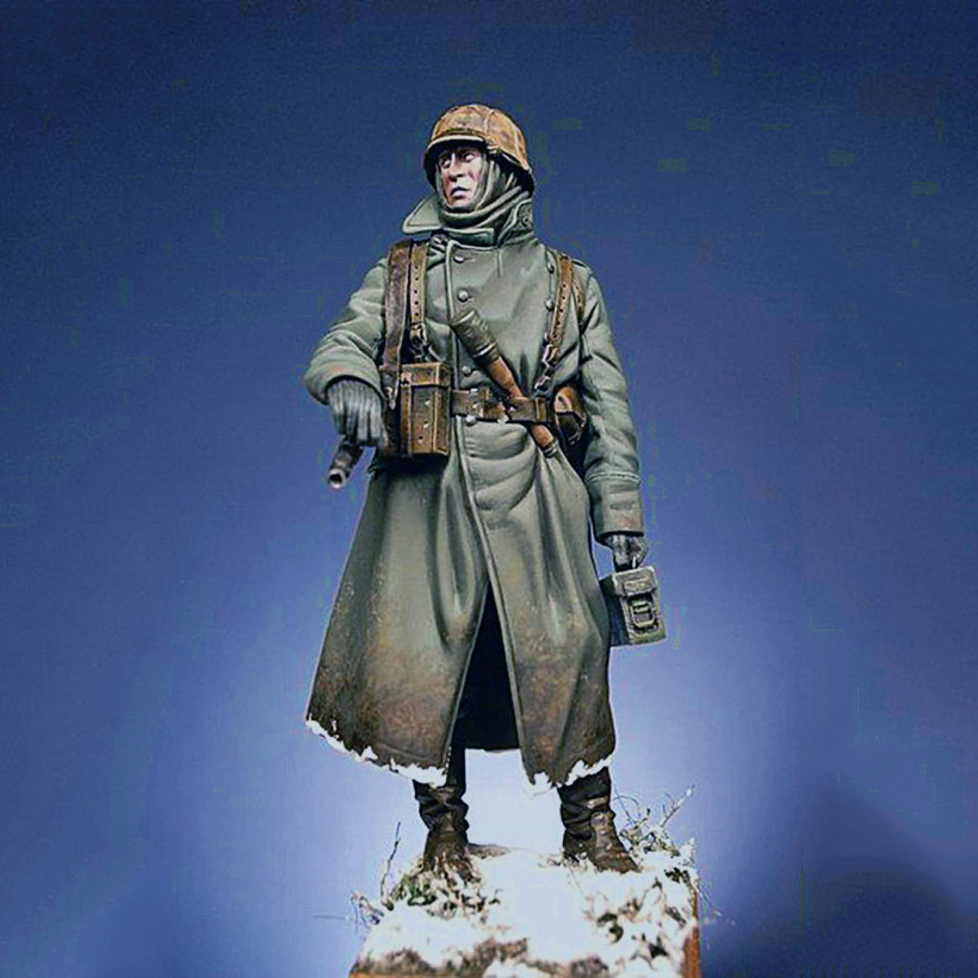 1/16 WWII niemiecki żołnierz zestaw modelarski z żywicy miniaturowe części z żywicy //il5k-5 (niezmontowane i niemalowane)
