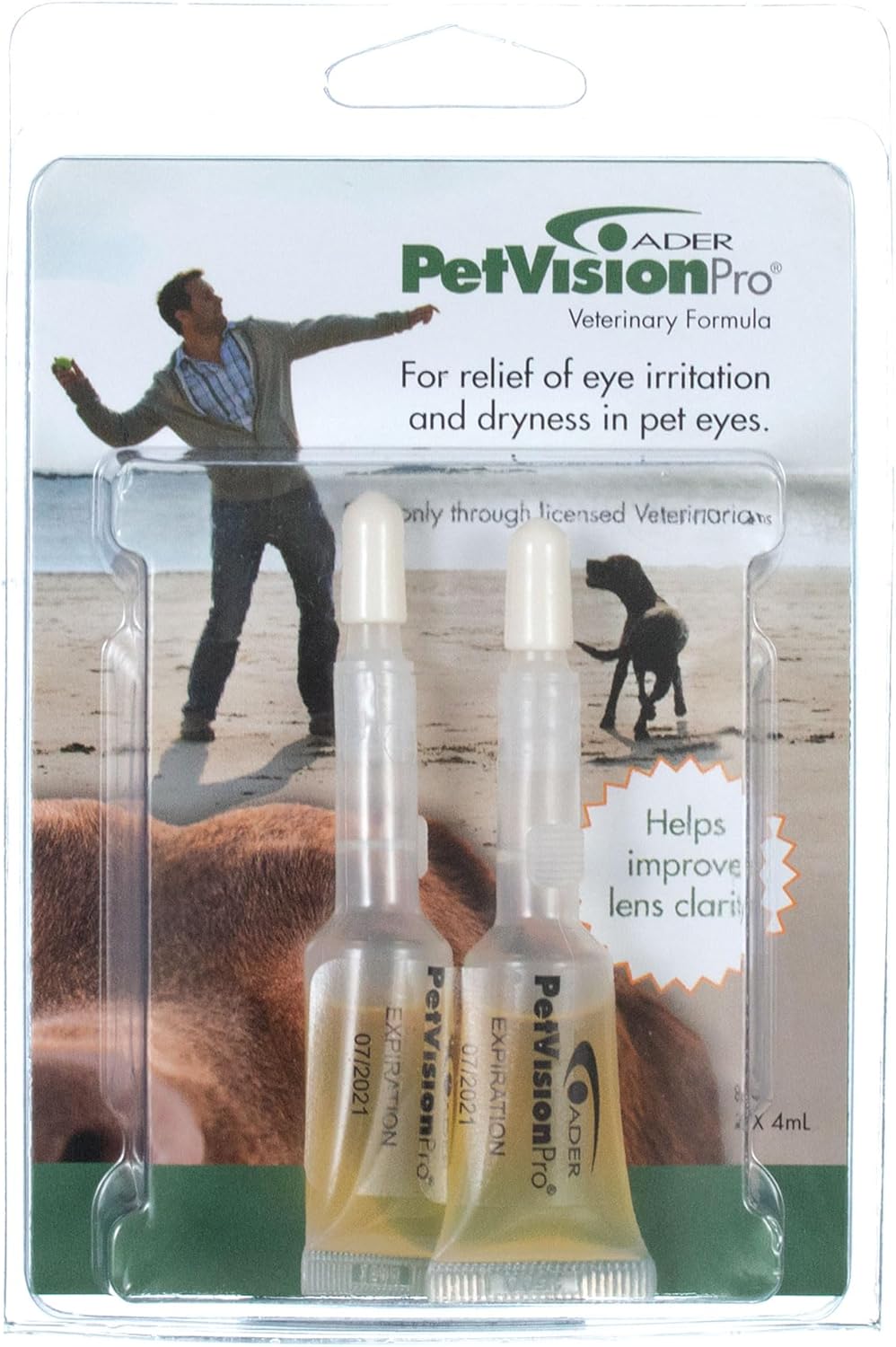 Ader Pet Vision Pro- for Irritation and Dryness in Pet Eyes- 8 ml