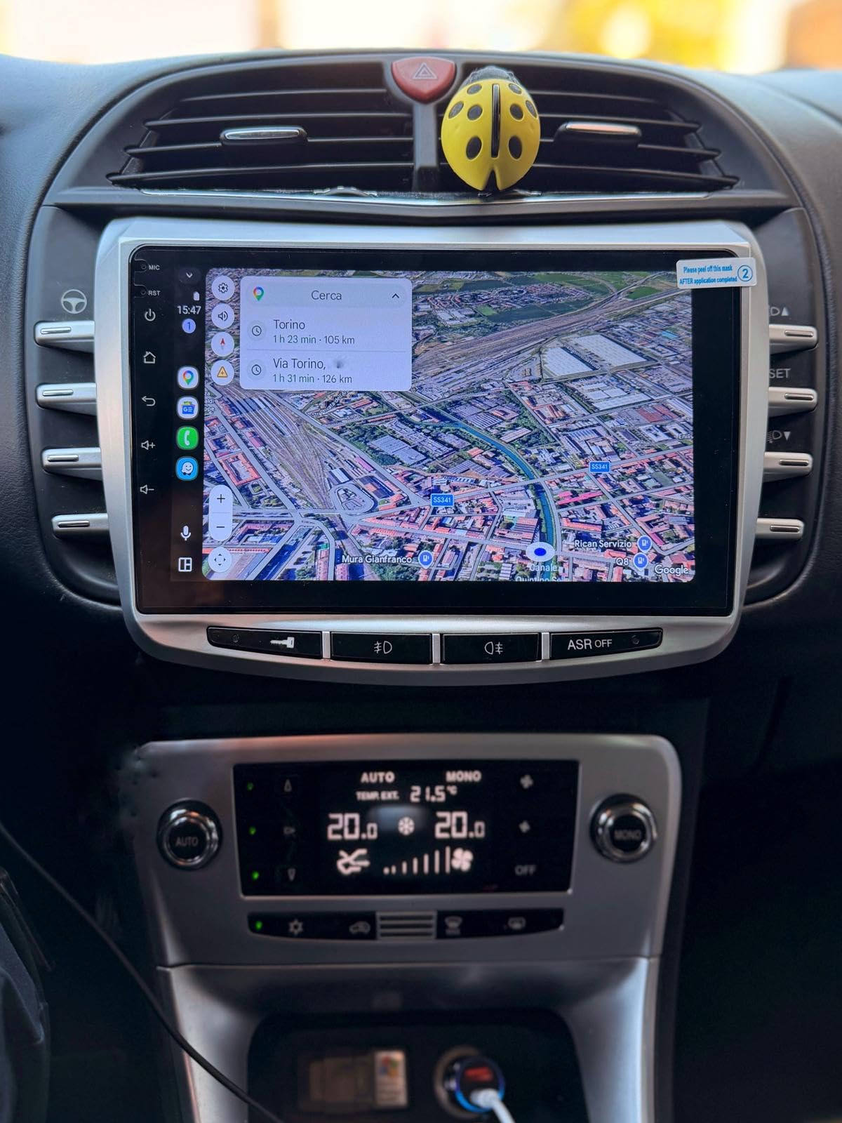 VIBEX Autoradio 9 Pollici per Lancia Delta 2008-2014 con Wireless CarPlay e Android Auto, Touchscreen HD, Navigatore GPS, Bluetooth, WiFi,USB, Comandi al Volante (Originale senza Navigatore)