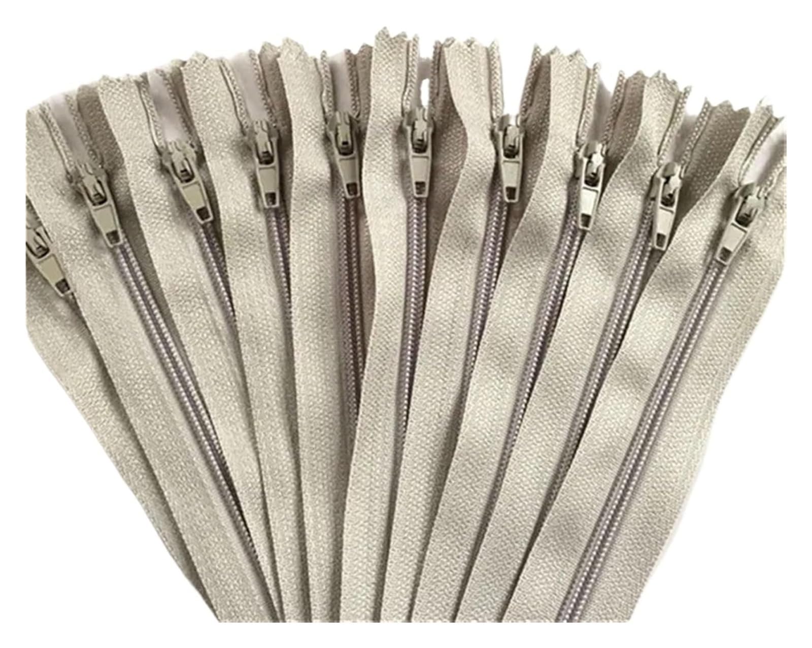 20pcs Closed End Tailor Sewing Craft (3-40 Inch 7.5-100 CM(Light Gray)