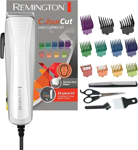Remington Hc5035 Colour Cut Clipper Set (White)
