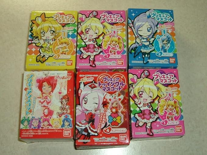 Amazon 食玩 フレッシュプリキュア プリキュア マスコット 6個 キュアピーチ ベリー パイン パッション プリキュア5 通販