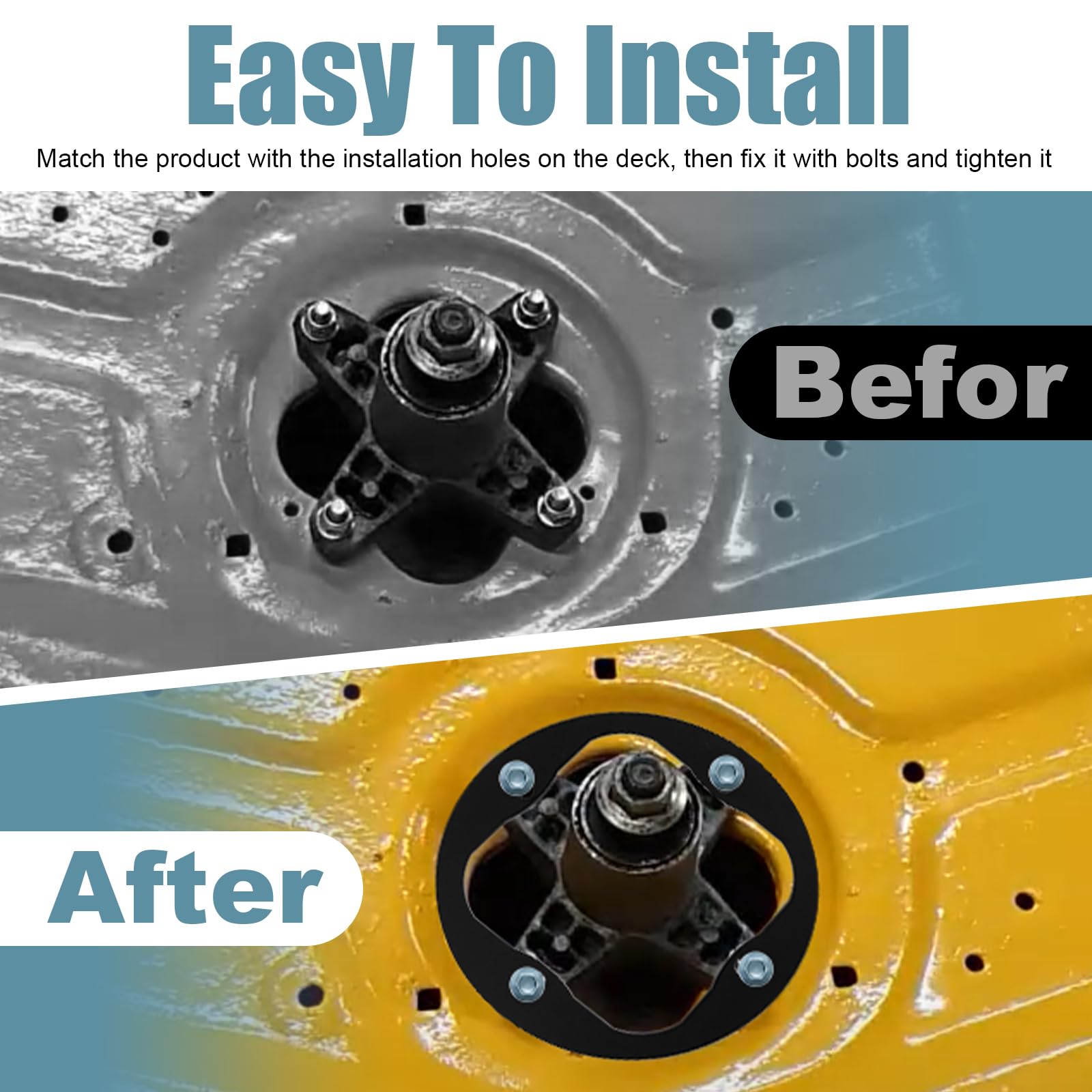 Amazon.co.jp: デッキスピンドル補強補修リング ボルト付き Cub Cadet