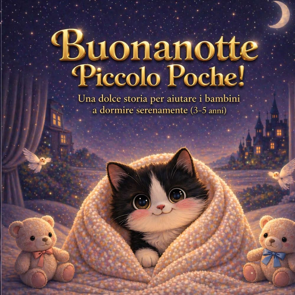 BUONANOTTE POCHE: Una dolce storia per aiutare i bambini a dormire serenamente (3-5 anni)