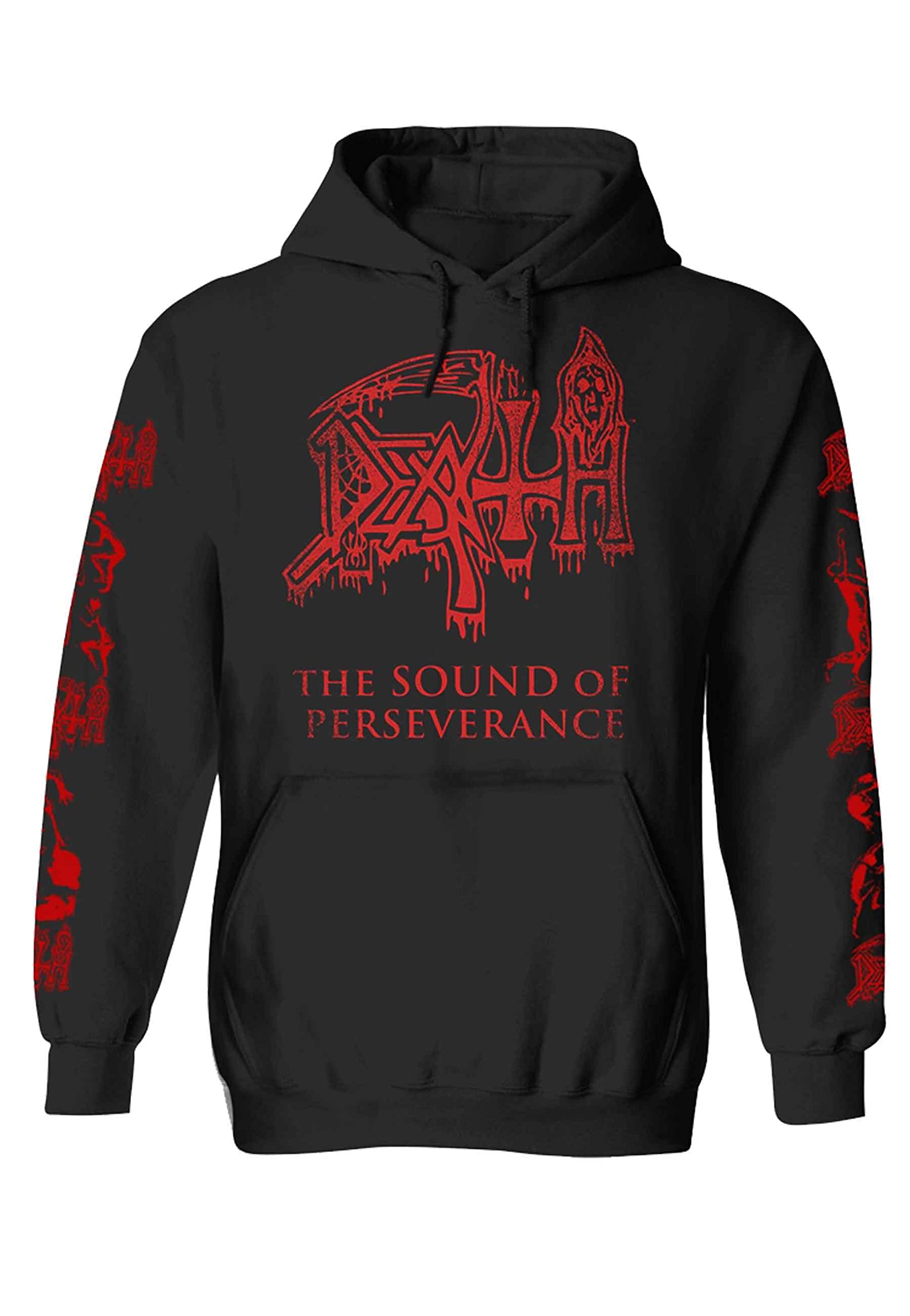 DEATH THE SOUND OF PERSEVERANCE Hooded Sweatshirt XX-Large BLACK