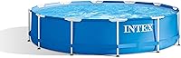 Vista 12 de INTEX 28201EH Juego de piscina sobre el suelo con marco de metal: 10 pies x 30 pulgadas - Incluye bomba de filtro de cartucho de 330 GPH