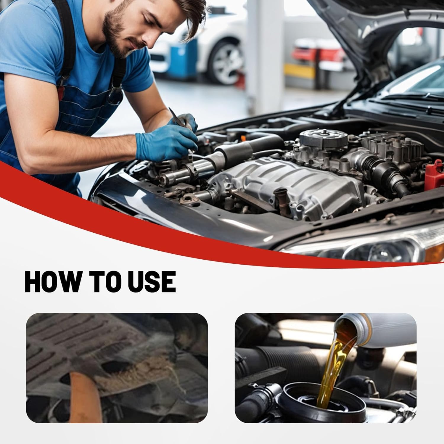 Yilia Heavy Oil Filter Wrenches, Adjustable Oil Filter Removal Strap Wrench Tool, 2 in 1 Universal Multifunctional Oil Filter Removal Tool, 9-15 cm Diameter For Car, Truck, Excavators (2, S+L)