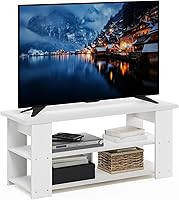 Vista 10 de Furinno 11191BK THE Centro de Entretenimiento Soporte para TV, Negro