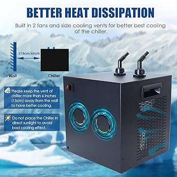 衛生日用品 DR.chill Amazon.com : SDLOOL Aquarium Chiller 79gal 1/3 HP Water