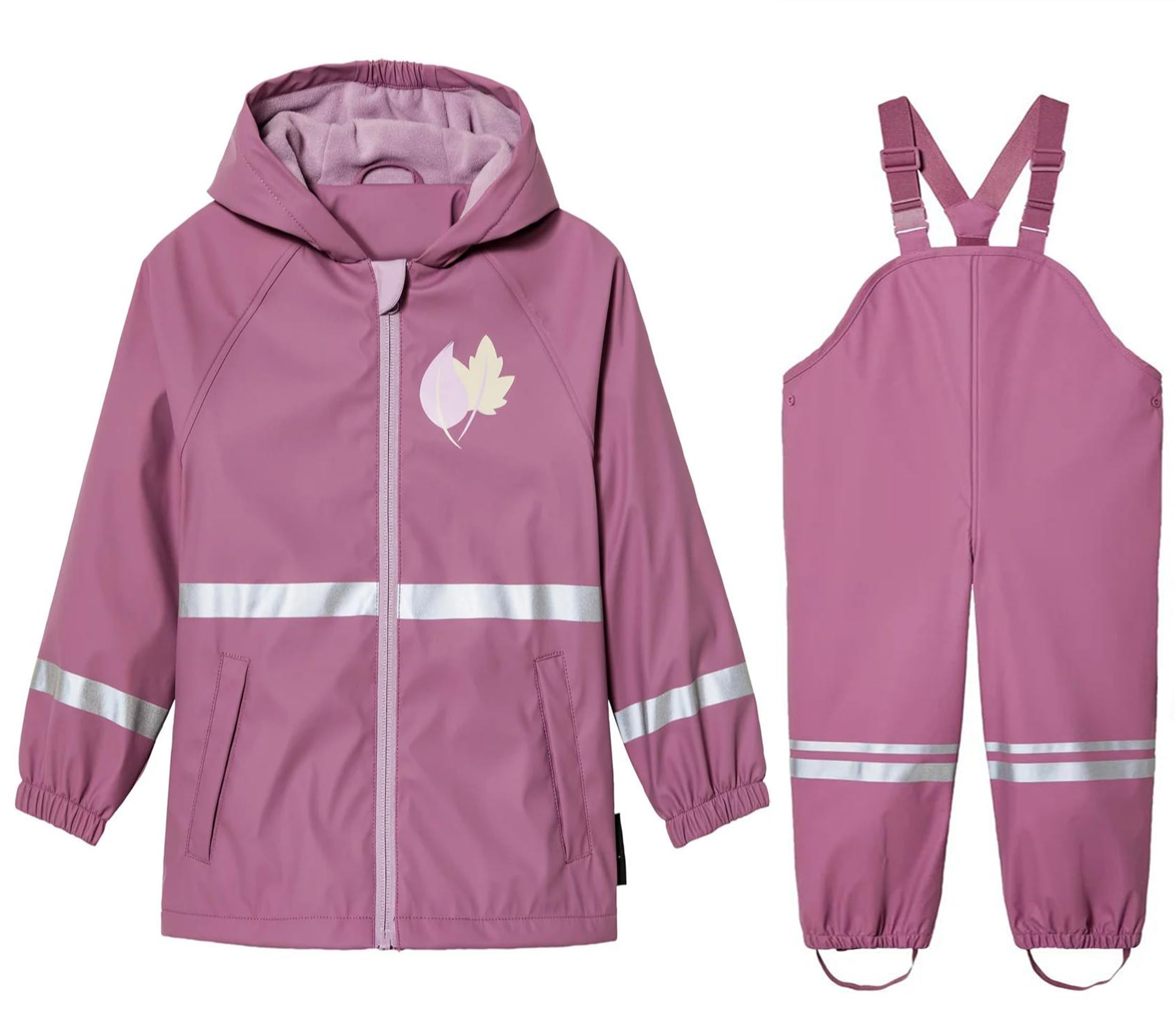 Giacca Impermeabile e Pantaloni Impermeabili Bambini e Ragazzi Tuta Antipioggia Rain Jacket Pantaloni di Fango Abbigliamento Pioggia per Ragazze Ragazzi