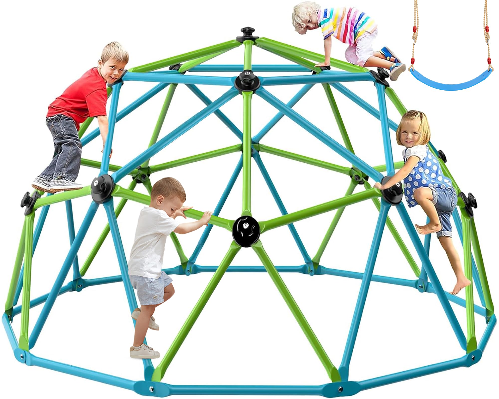 Amazon.com: Easyego Climbing Dome, 10FT Jungle Gym with Swing for