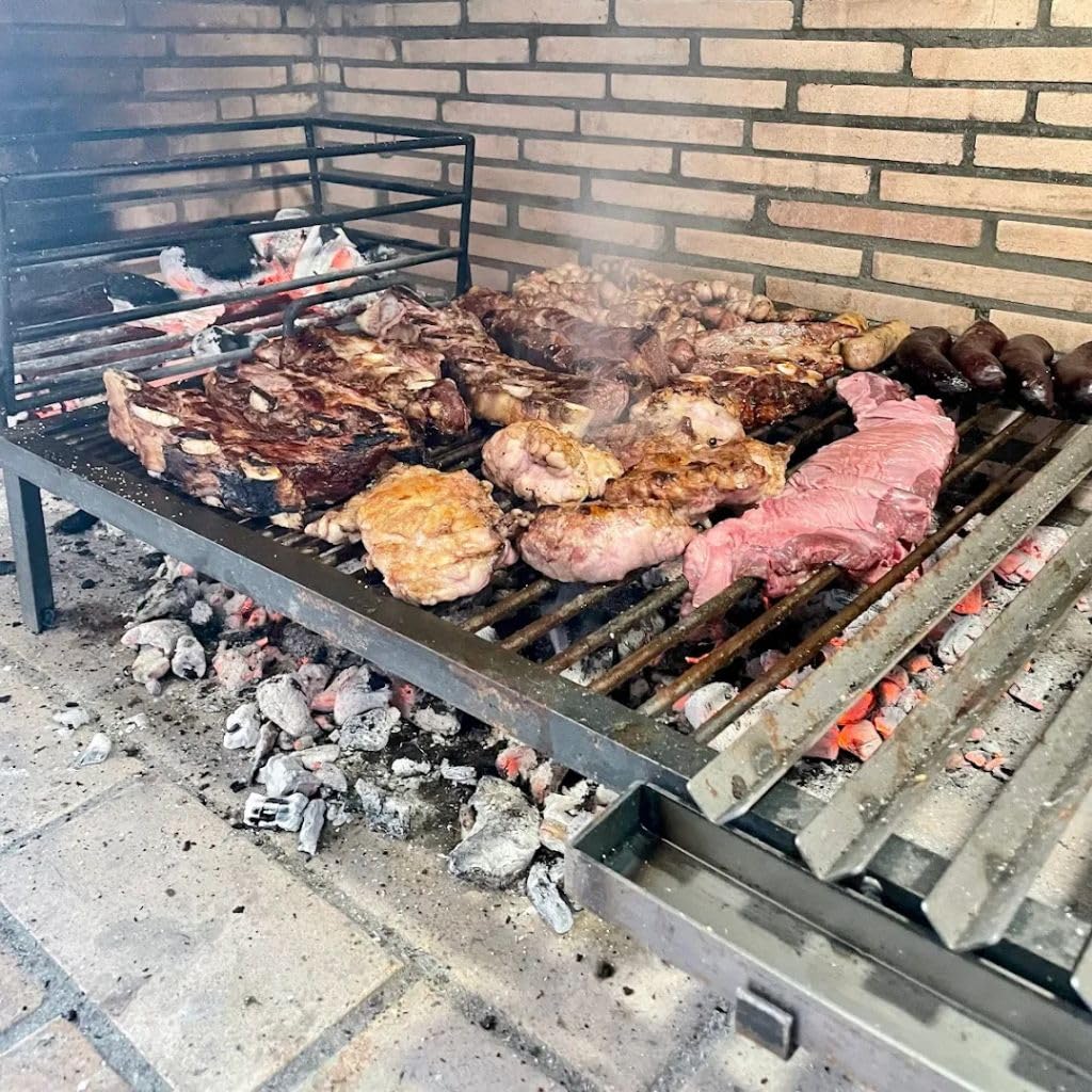 Parrilla Premium Argentina de Hierro - Varilla 8mm flotante - Super Resistente - Varios Tamaños - NIC STORE BBQ